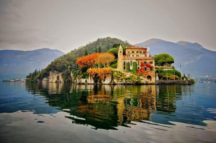 Casa Intignano - Camera Con Bagno E Portico Vista Lago 特雷梅佐 外观 照片